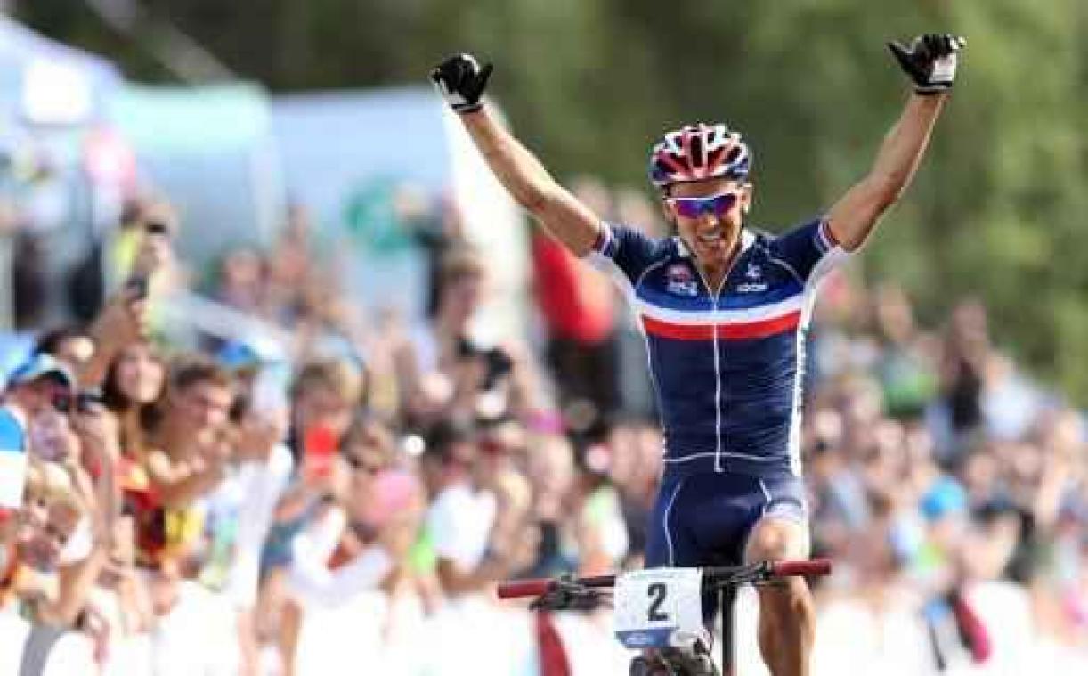 EK mountainbike - Julien Absalon pakt vijfde Europese titel