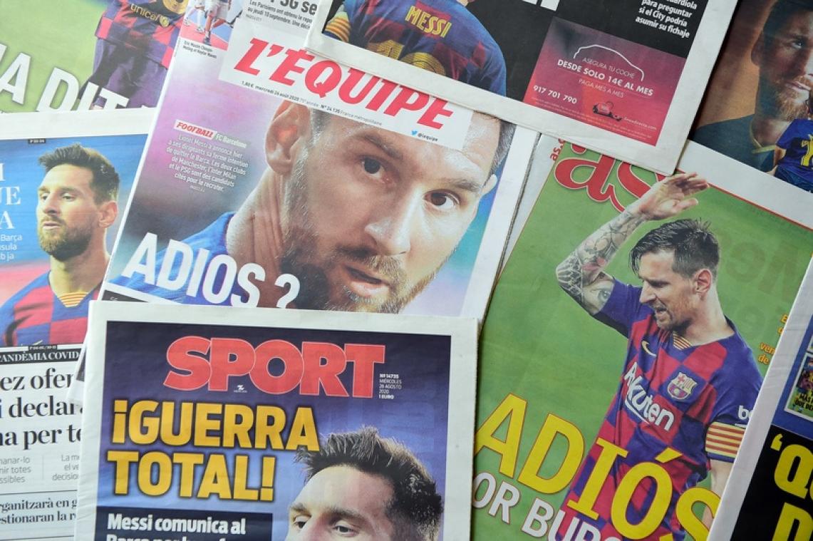 Messi komt niet opdagen bij medische testen van Barcelona