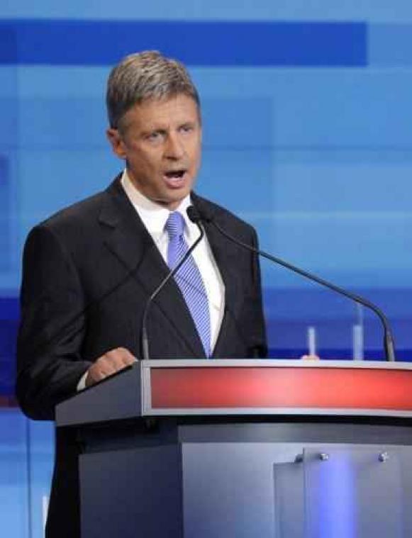 Libertarische kandidaat Gary Johnson ziet een kans