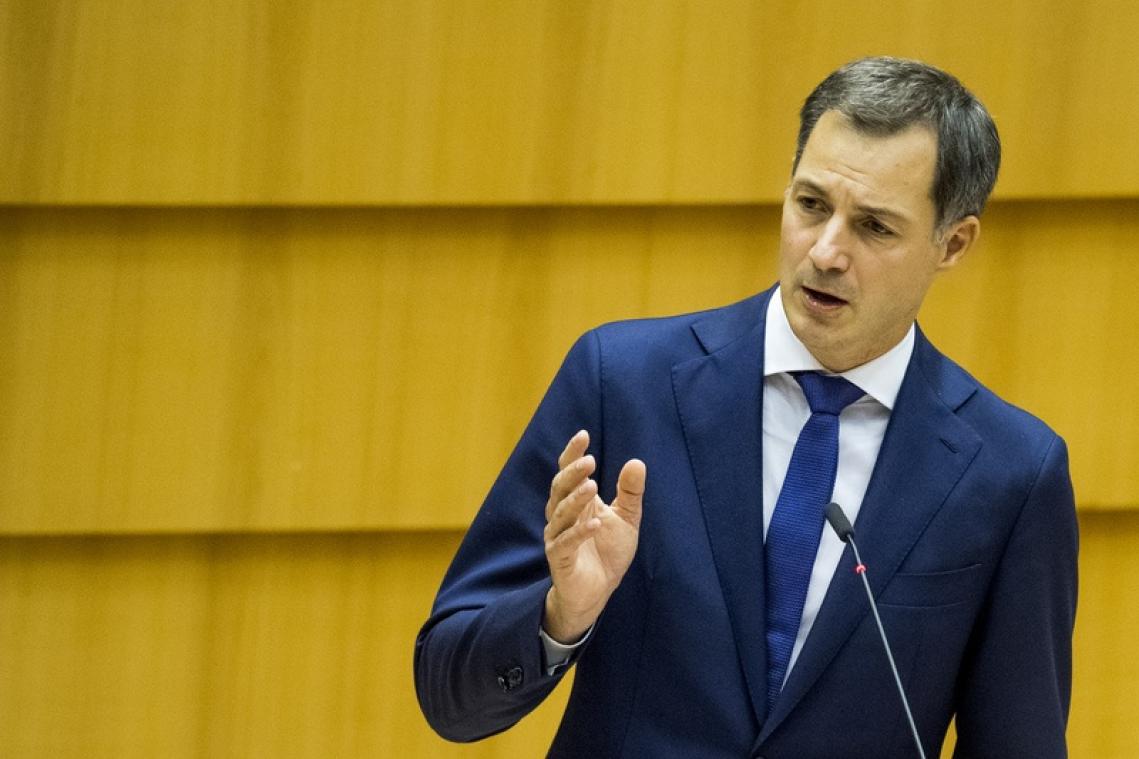 Premier De Croo legt regeringsverklaring af: "Willen vertrouwen in de politiek herstellen"