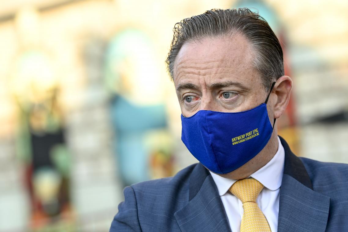 De Wever vindt sluiting van restaurants "moeilijk te vatten en moeilijk te begrijpen"