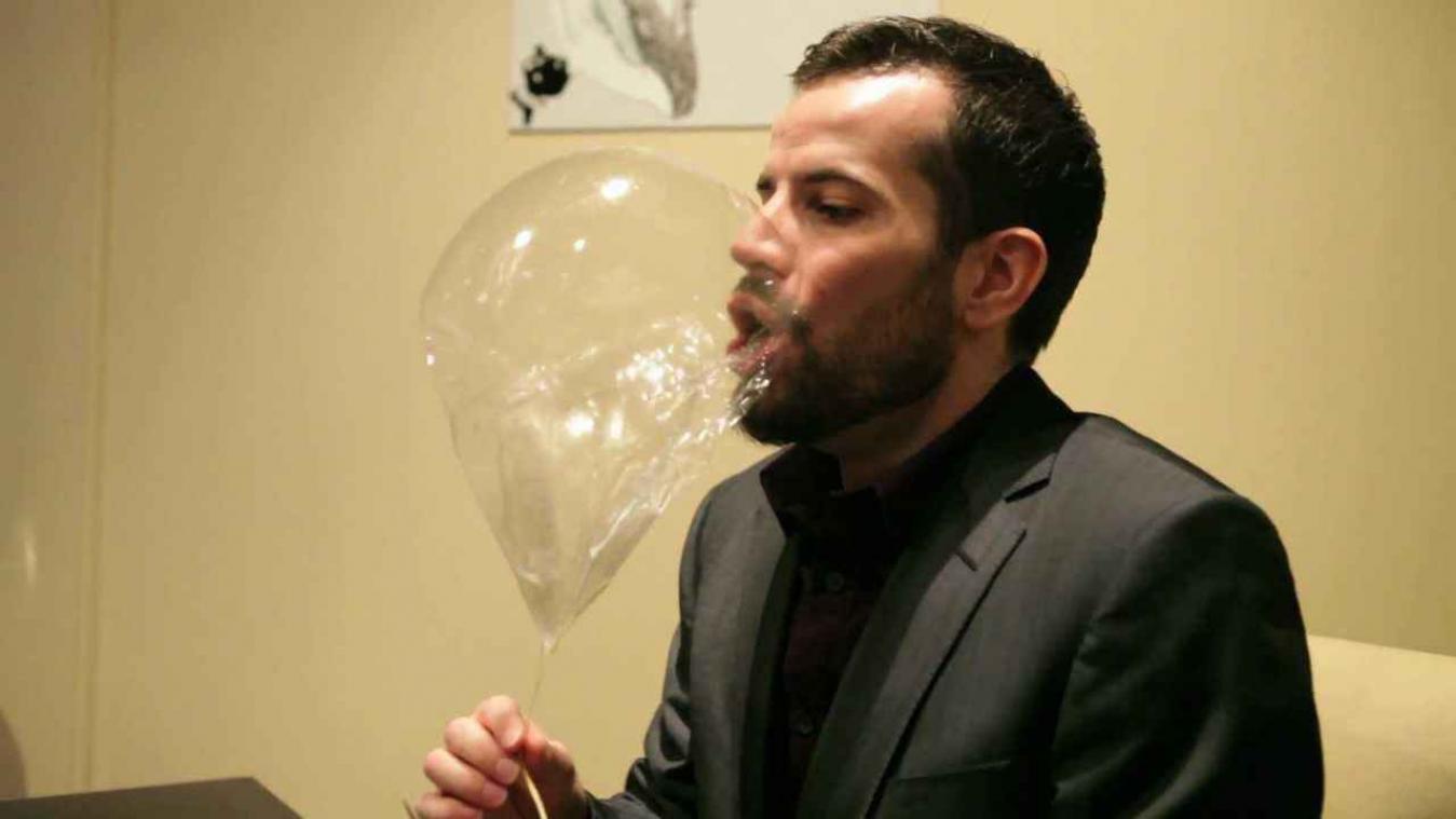 In dit restaurant kan je een eetbare ballon bestellen