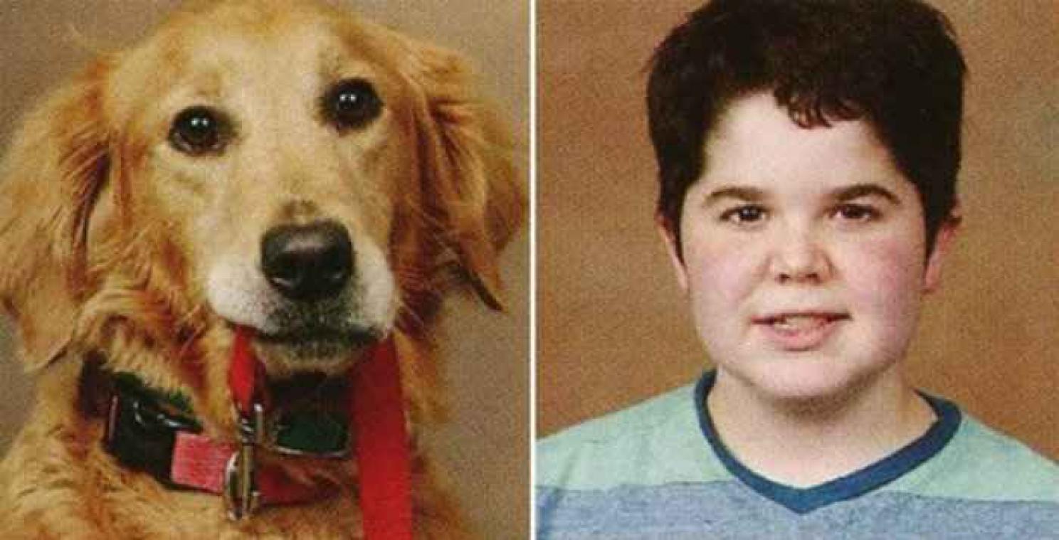 Hond van jongen met spierziekte mag mee in fotojaarboek