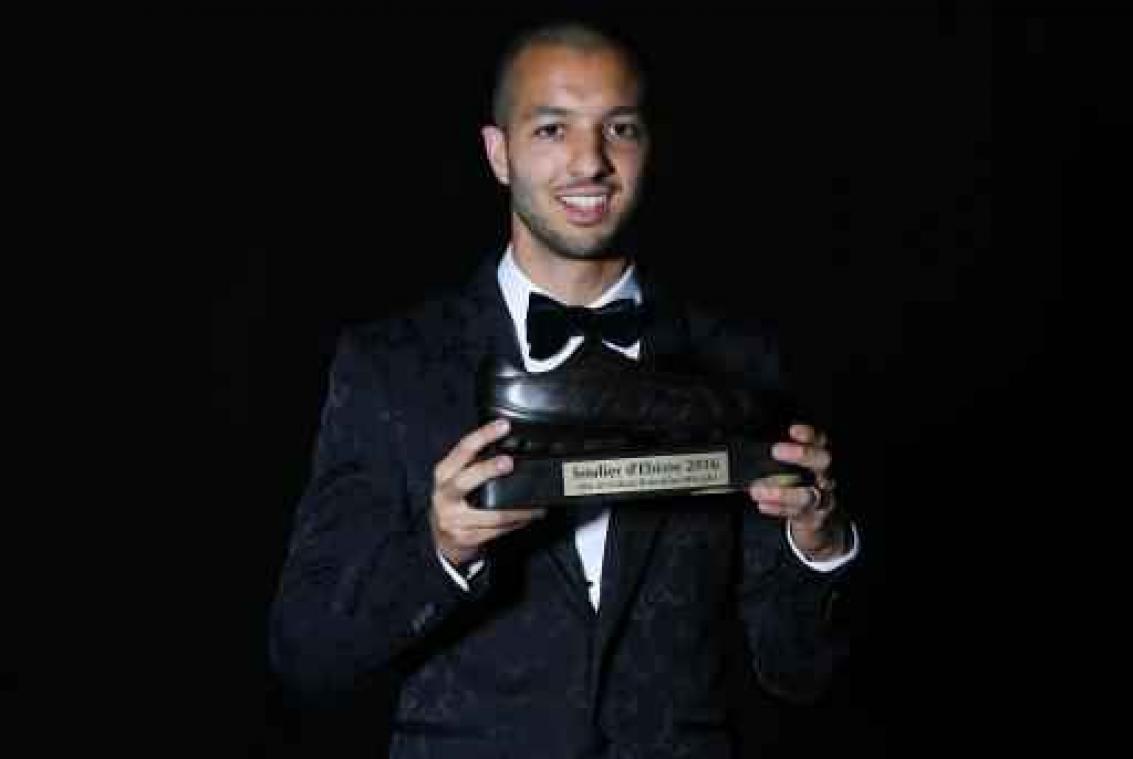 Sofiane Hanni (KV Mechelen) wint Ebbenhouten Schoen