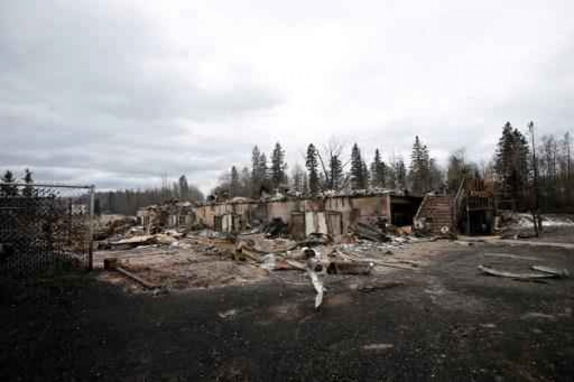 Fort McMurray voor 90 procent gered van de vlammen