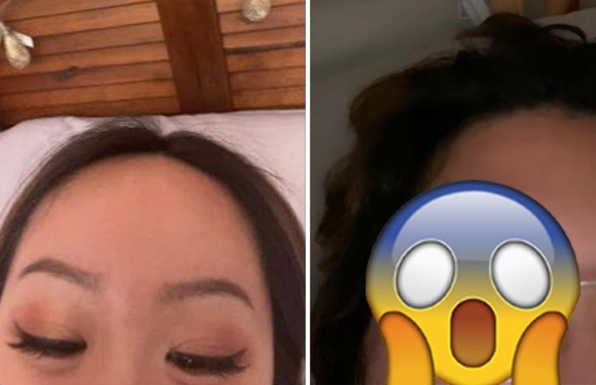 Vrouw betrapt haar vriend tijdens videogesprek: "Zou hij het doorhebben?" (foto)