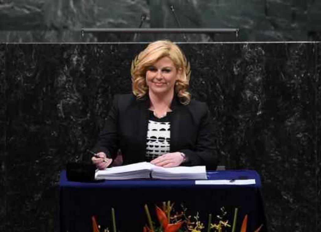 Kroatische presidente wijst regering terecht