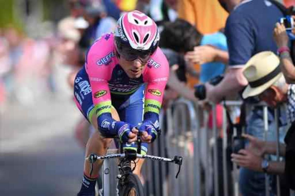 Diego Ulissi pakt bloemen in rit 4, Tom Dumoulin opnieuw leider in Giro