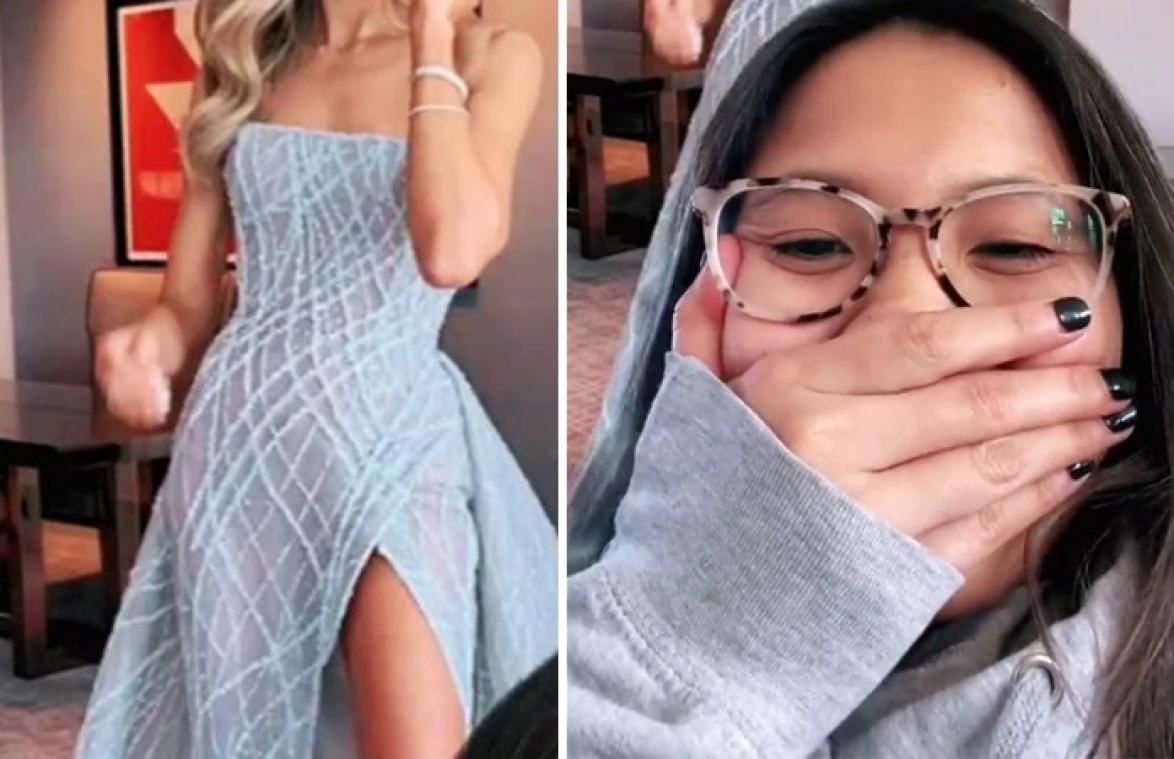 Vrouw bestelt duur kleedje online, maar het resultaat is absoluut NIET wat ze verwacht had (foto)