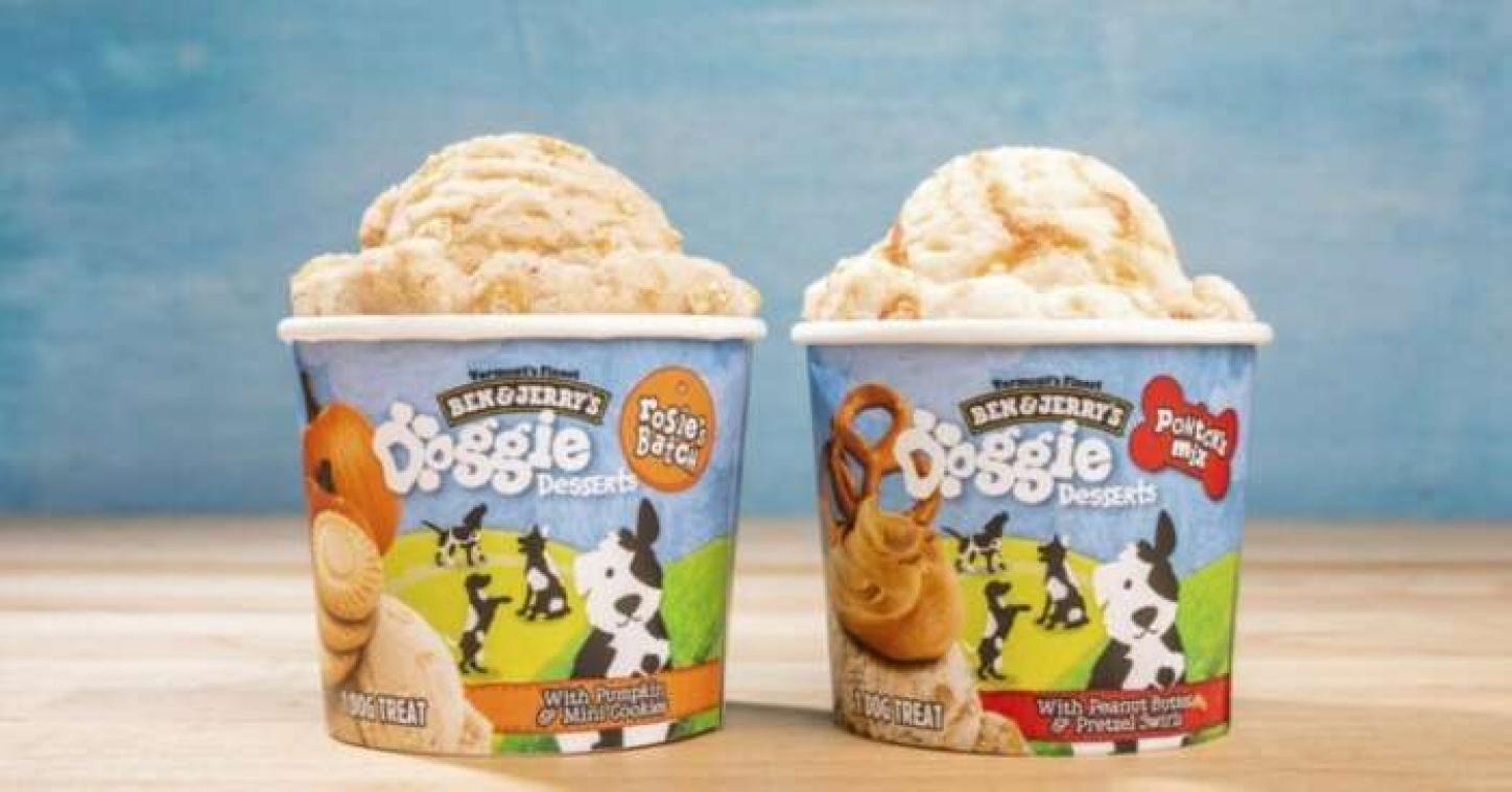CUTE. Ben & Jerry's lanceert ijs voor honden
