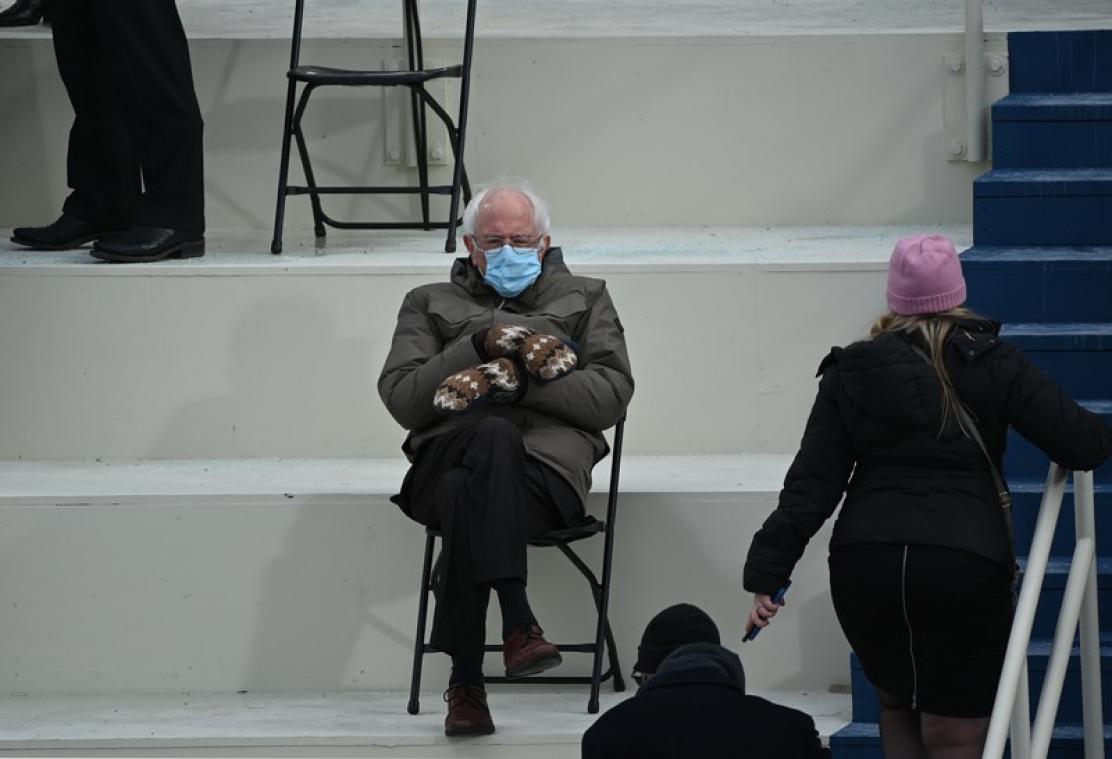 WOW! Bernie Sanders zamelt 1,8 miljoen dollar in met inauguratiefoto