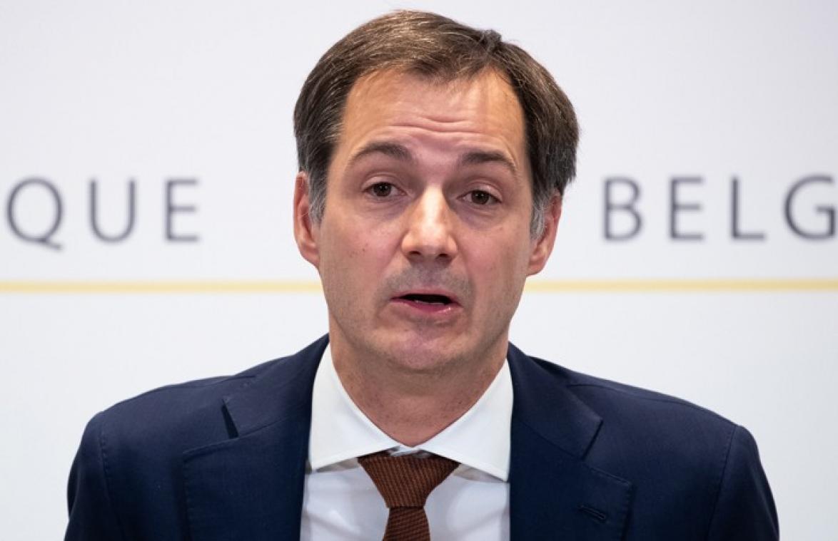 Premier De Croo pleit voor "voorzichtigheid en rust"