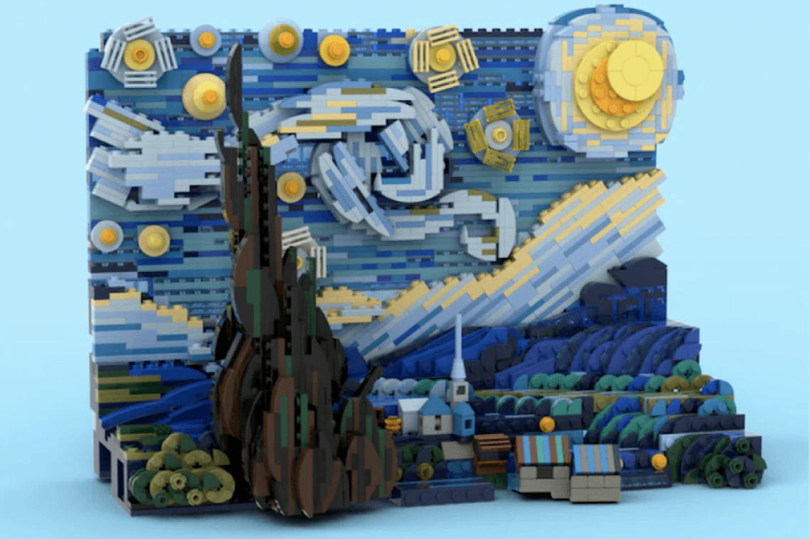 Fan van LEGO en van kunst? Dan is dit wat je nodig hebt