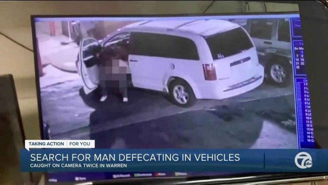 BIZAR. Amerikaanse politie jaagt op 'seriekakker' die zijn gevoeg doet in auto's (video)