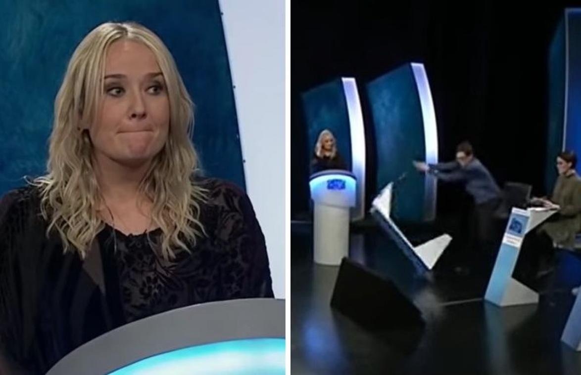WOW! Kandidaat van quizprogramma slaat volledig door (video)