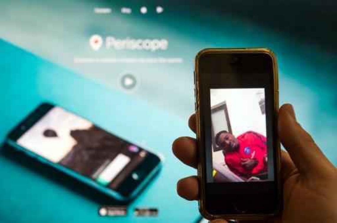 Vrouw toont op Periscope hoe ze zich in regio Parijs voor een trein gooit