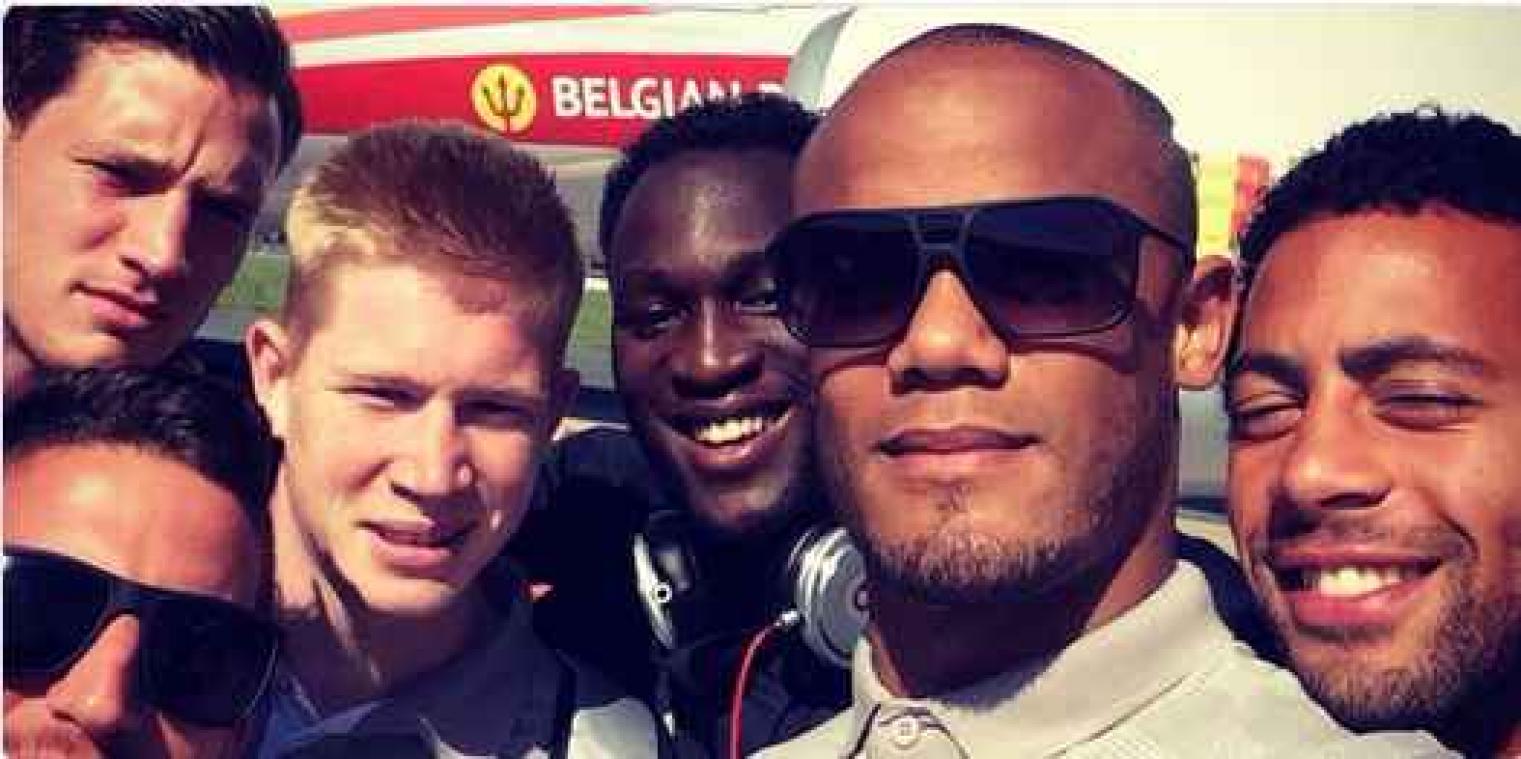 Reis mee met de Rode Duivels, bekijk hun leuke selfies