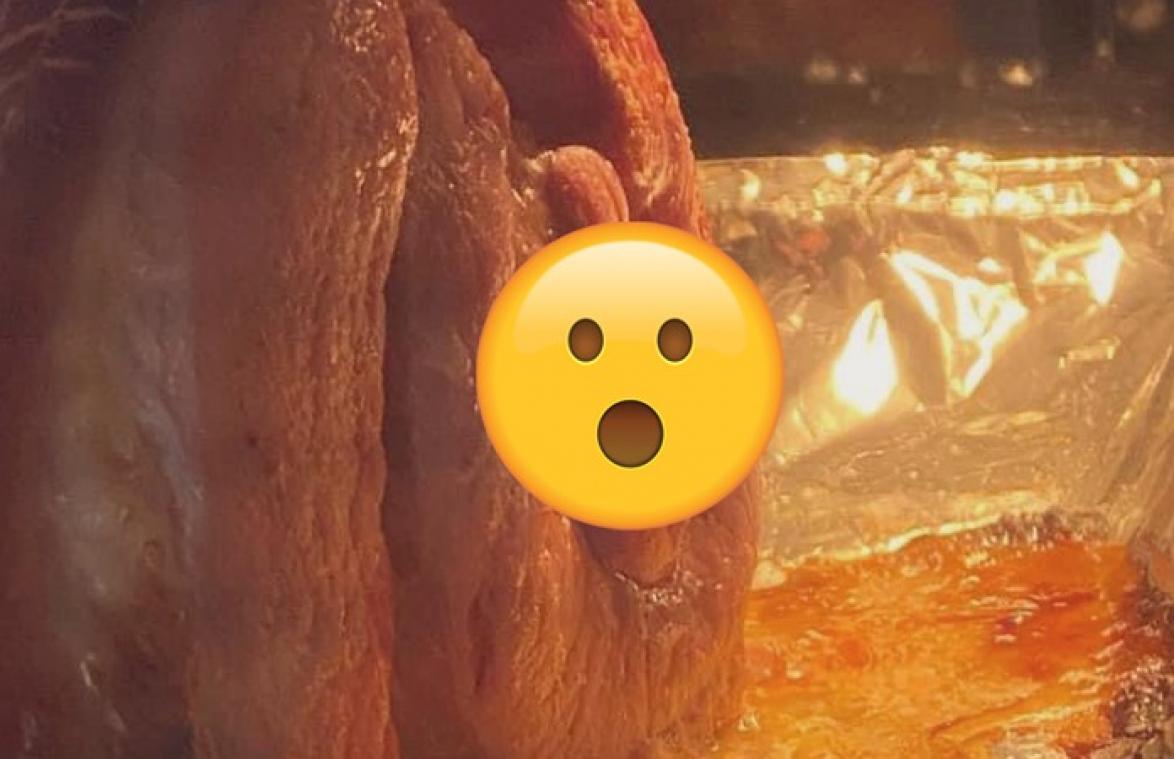 Zie jij waarom het internet strijk ligt met deze geroosterde ham? (foto)