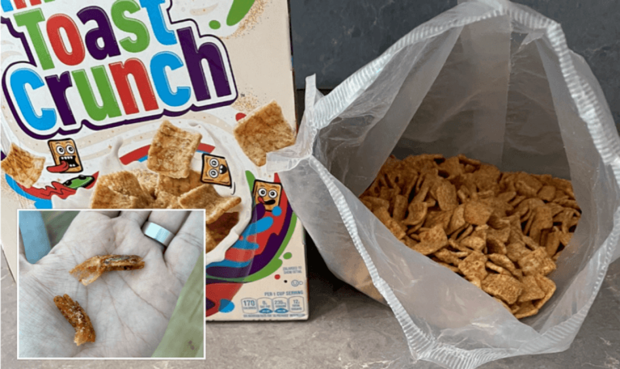 IEUW. Man doet misselijkmakende ontdekking in zijn cornflakes: "Ik schreeuwde het uit" (foto's)