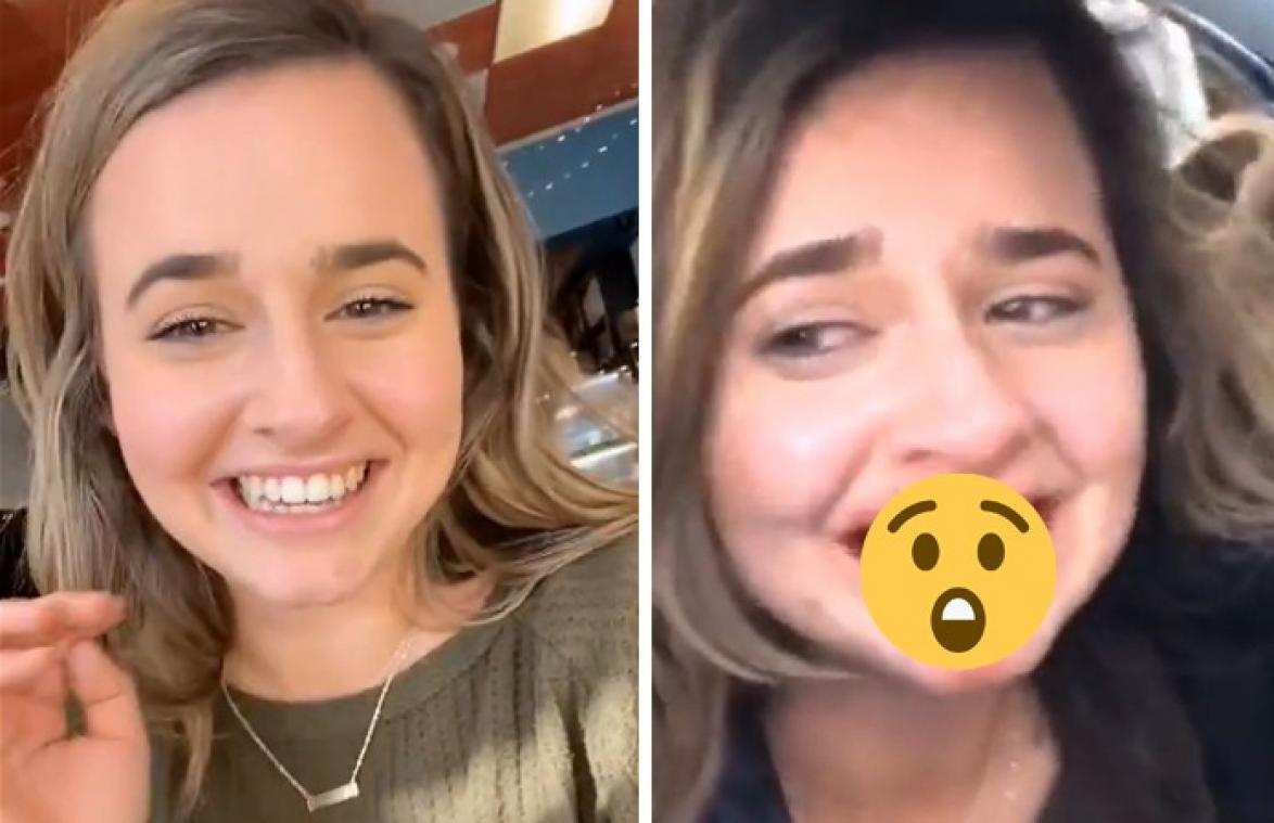 OMG! Dronken vrouw verliest haar voorste tanden bij valpartij (video)