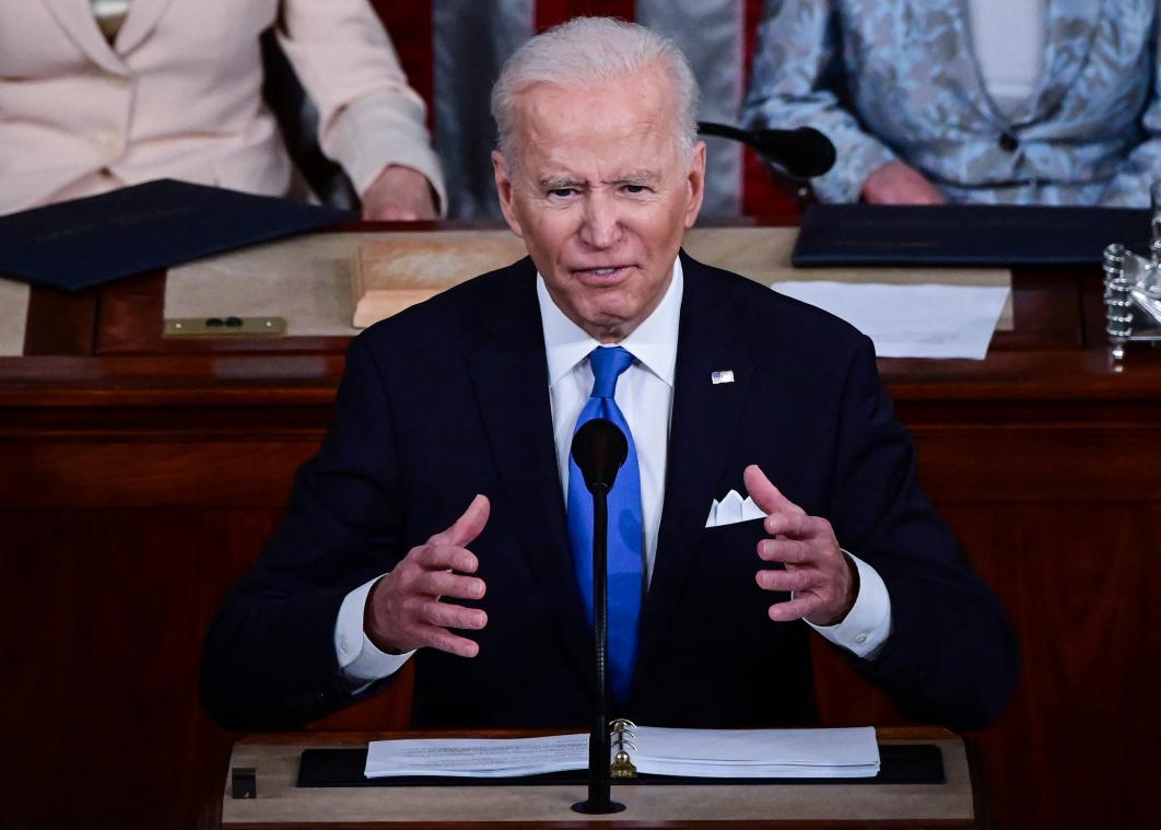 Biden roemt "herboren Amerika" in eerste toespraak in Congres