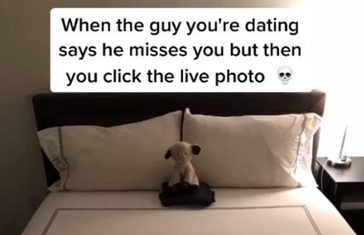 Vrouw krijgt foto met lieve boodschap van date, maar dan ontdekt ze pijnlijk detail...