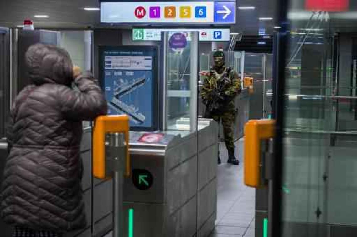 Alle in- en uitgangen van Brusselse metrostations weer open vanaf zaterdag