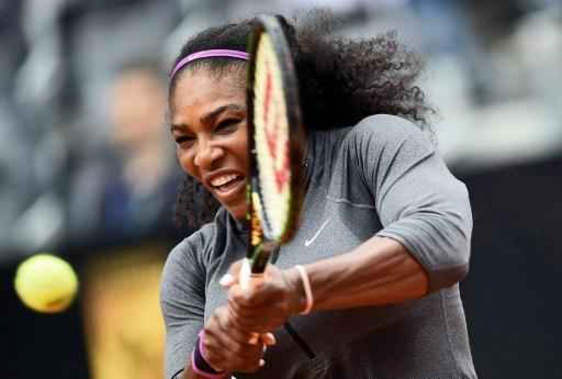 Serena Williams behoudt uitzicht op vierde titel in Italiaanse hoofdstad