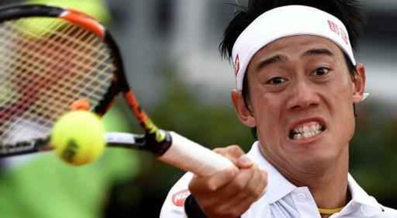 ATP Rome - Kei Nishikori bereikt laatste vier