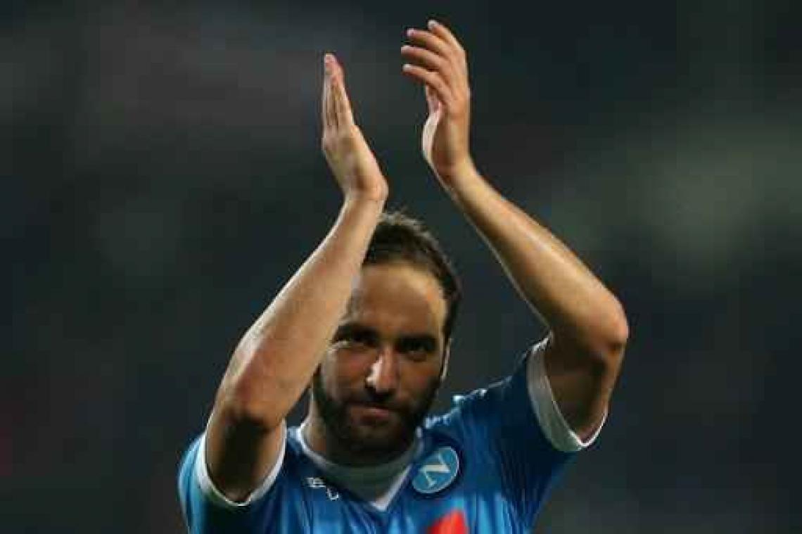 Belgen in het buitenland - Higuain heeft record beet met winnend Napoli, AS Roma klopt Milan