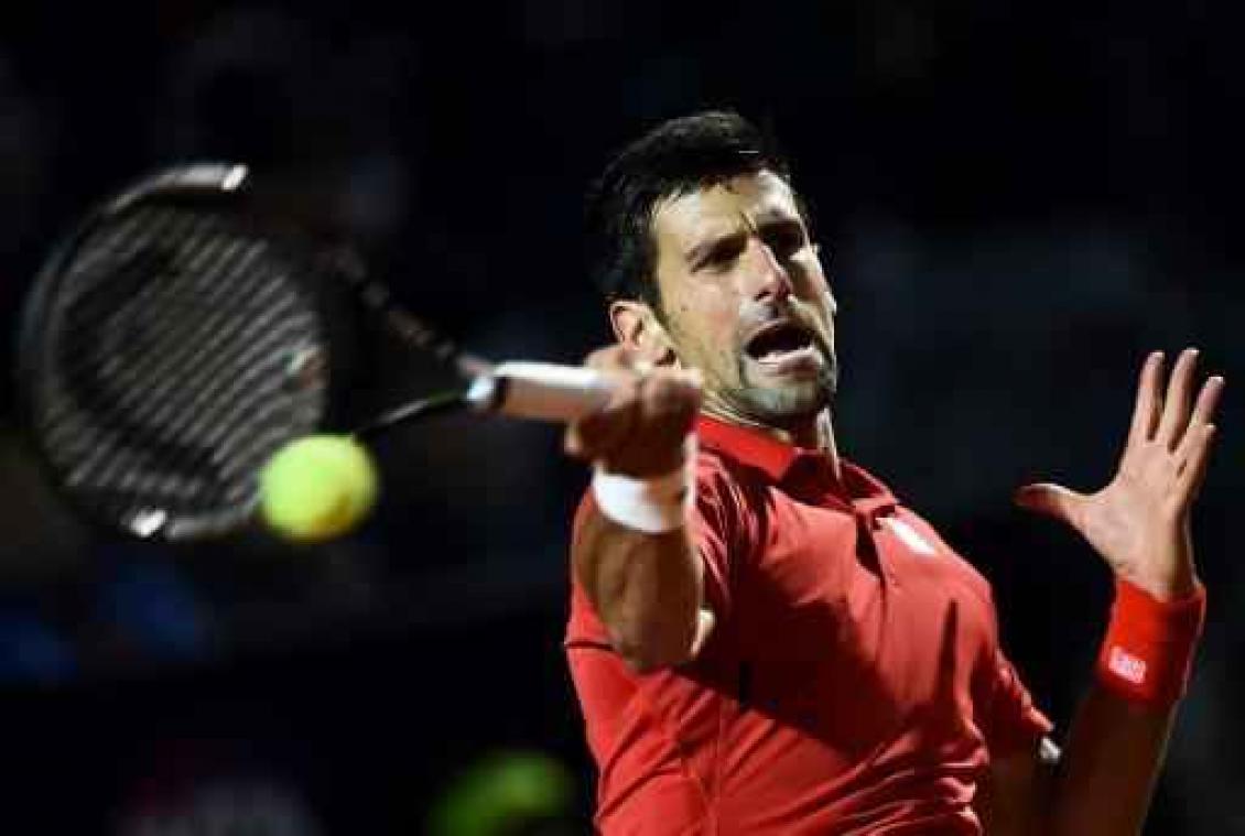 ATP Rome - Djokovic knokt zich na drie uur voorbij Nishikori