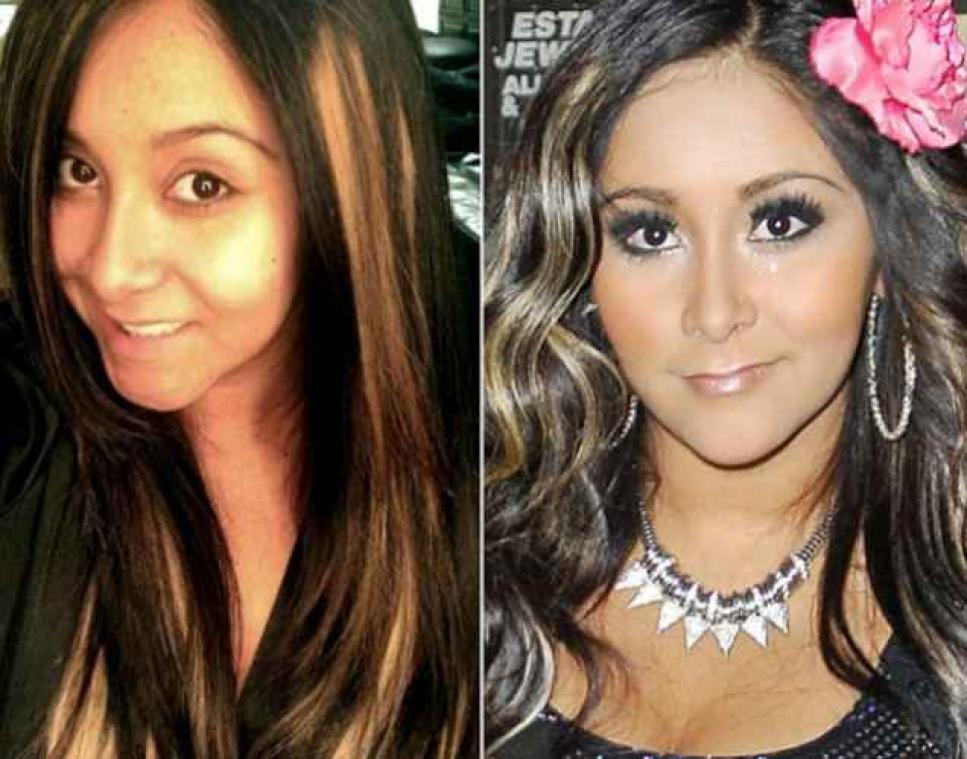 12 sterren met en zonder make-up