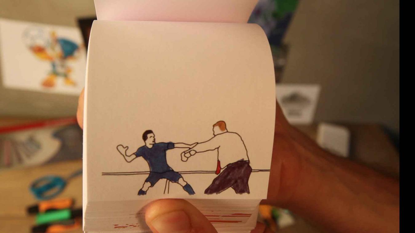 Bekijk hier de prachtige flipbook van de goal van van Persie