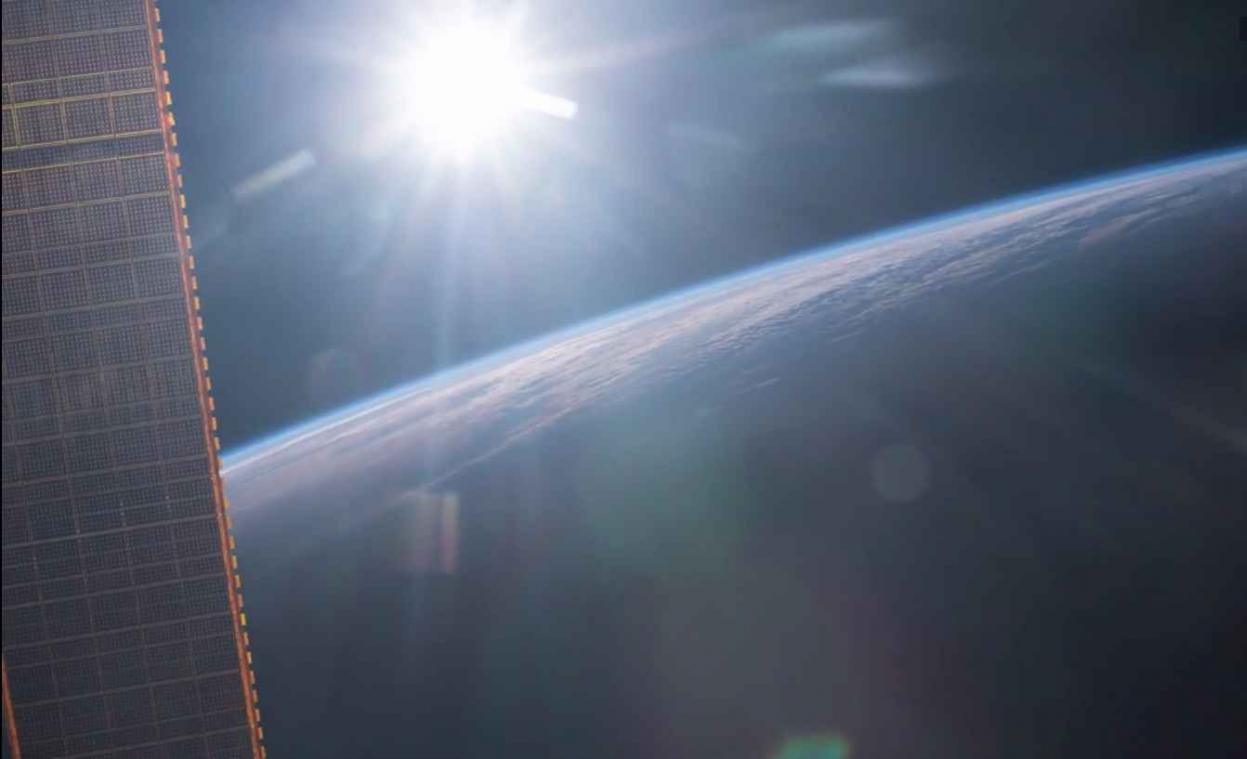 Astronaut deelt adembenemende beelden van zonsopgang