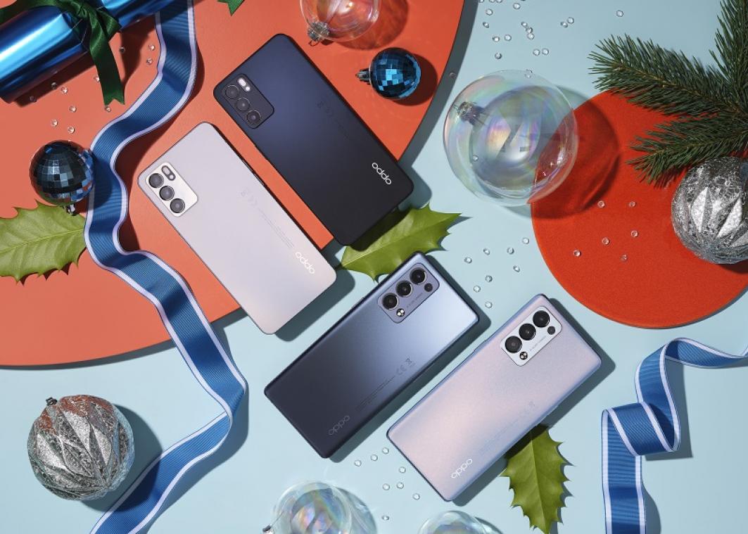 Leg de mooiste kerstmomenten vast met een OPPO Reno6 smartphone