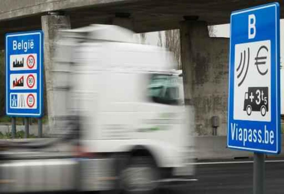Kilometerheffing levert 2,4 miljoen per werkdag op