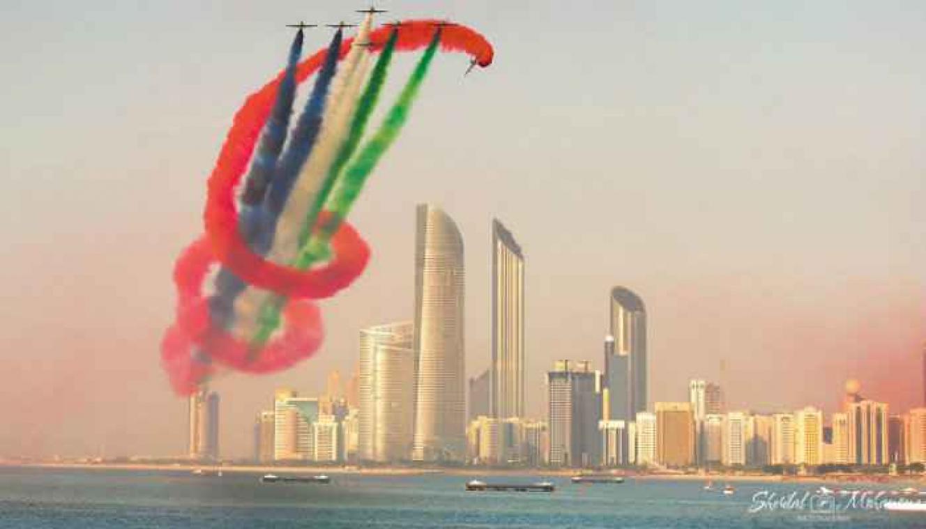 Luchtshow levert spectaculaire foto op