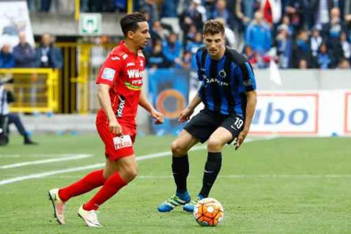 Club Brugge en KV Oostende delen de punten, Meunier geblesseerd naar de kant