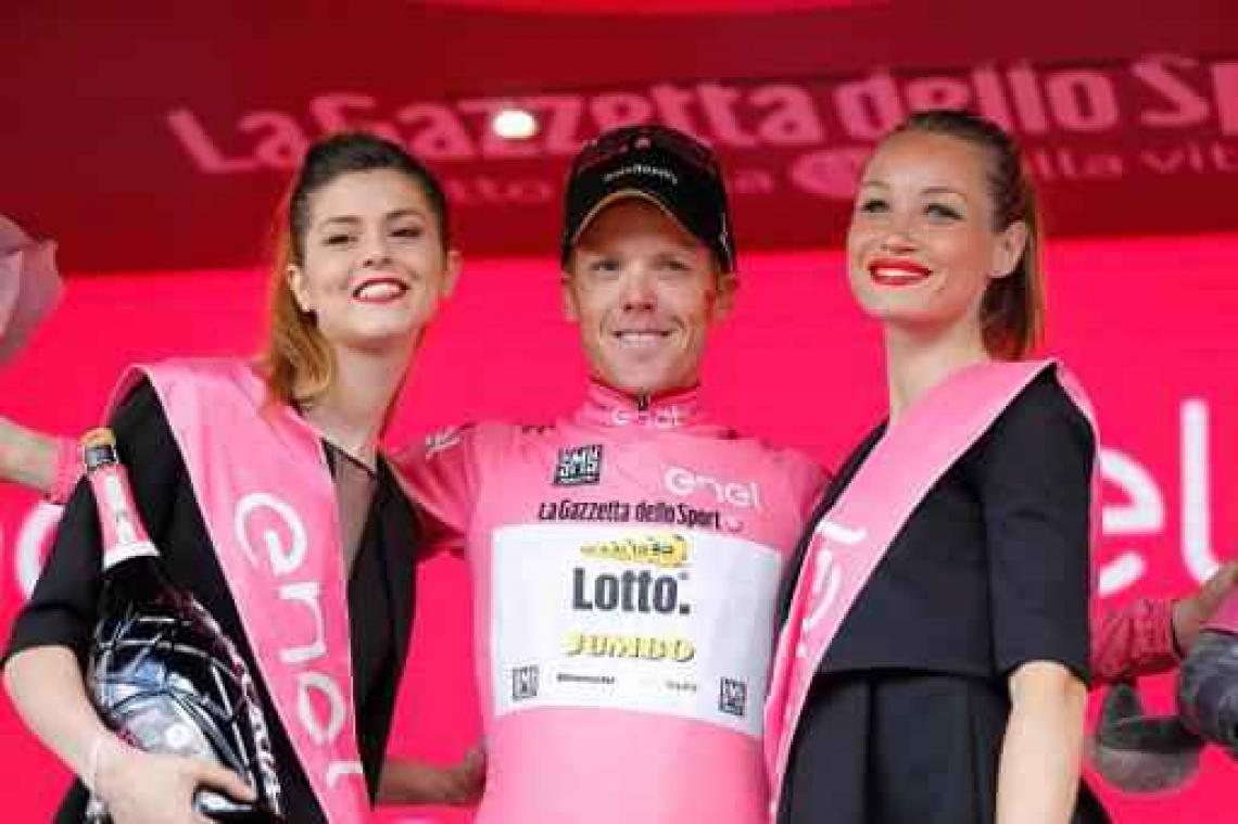 Giro - Steven Kruijswijk is blij dat hij tijd wint op concurrenten