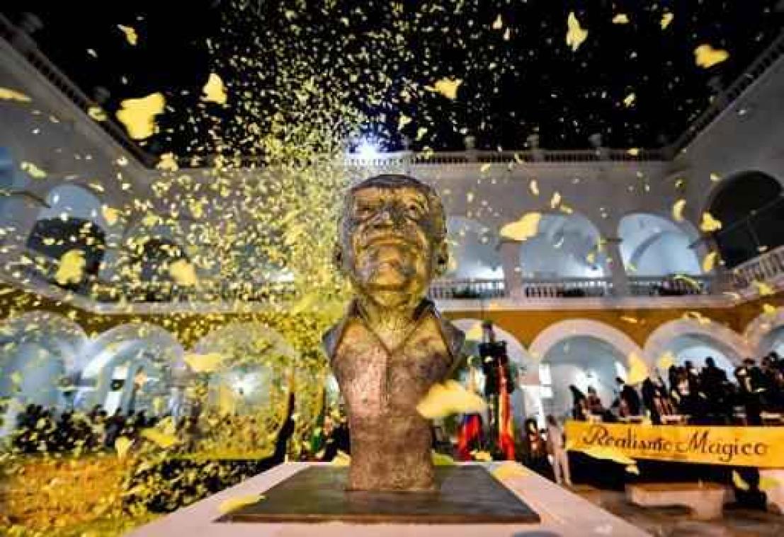 Urne van García Márquez in Cartagena bijgezet