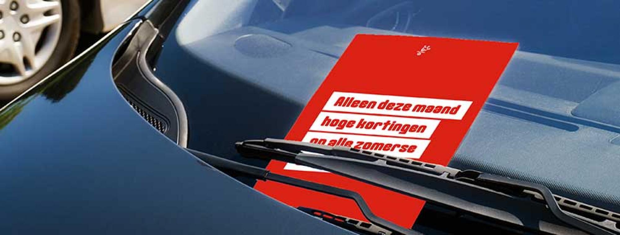 Inzet van flyers blijkt nog altijd effectief