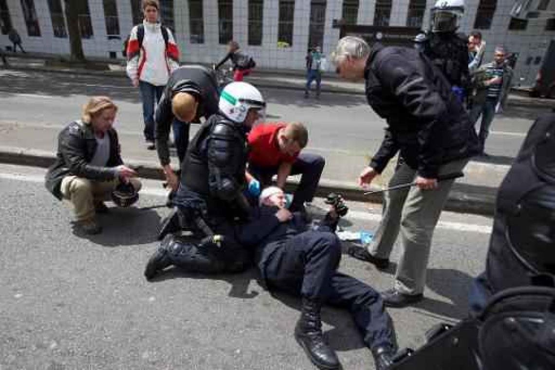 Relschopper die vermoedelijk politiecommissaris neersloeg, verhoord door parket