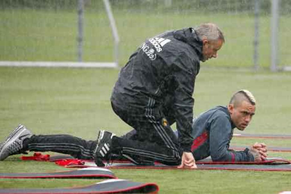 Meunier en Nainggolan trainen apart