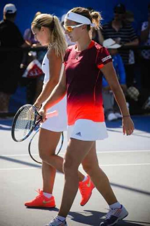 Roland Garros - Kirsten Flipkens naar tweede ronde dubbelspel