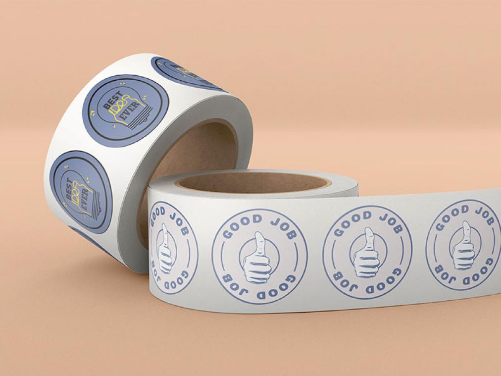 Stickers op rol - Interessant voor kleine ondernemers