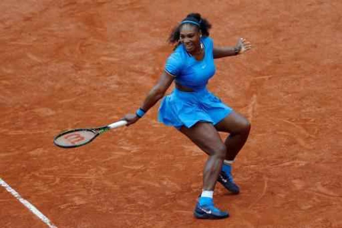 Titelverdedigster Serena Williams bereikt achtste finales Roland Garros