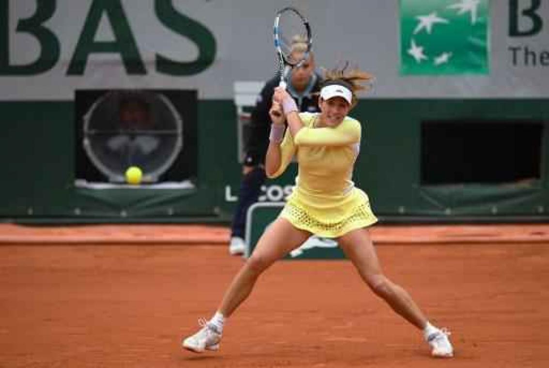 Garbine Muguruza bereikt als eerste kwartfinales Roland Garros