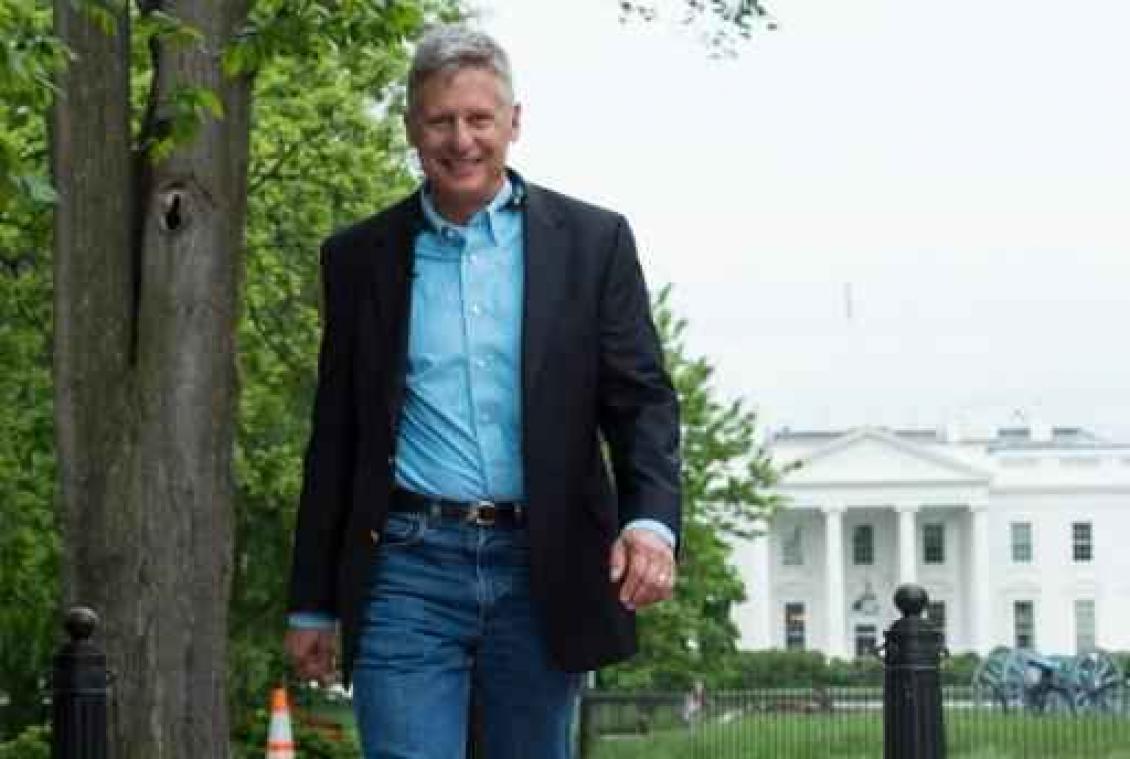 Race Witte Huis - Libertarian Party nomineert ex-gouverneur Gary Johnson als presidentskandidaat
