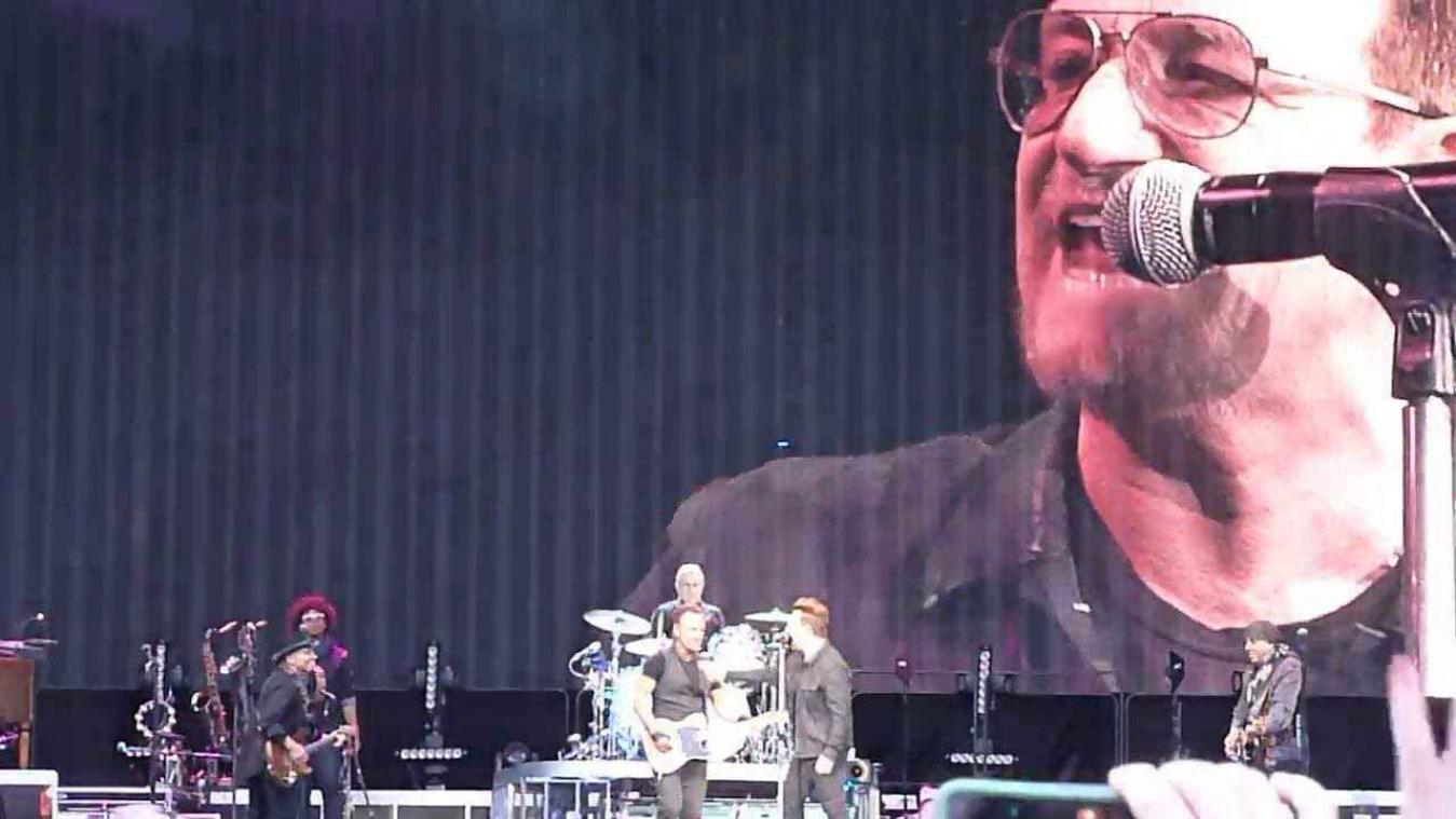 Bruce Springsteen en Bono samen op podium