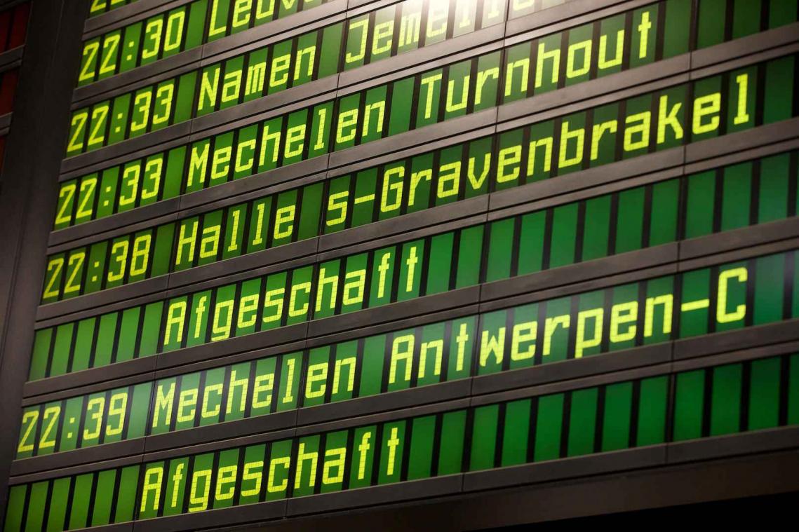 Treinverkeer zal morgen zwaar tot zeer zwaar verstoord zijn